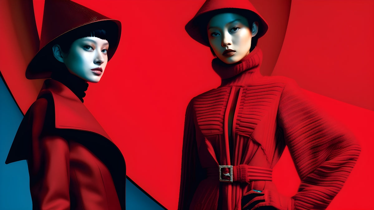 a couple of women standing next to each other