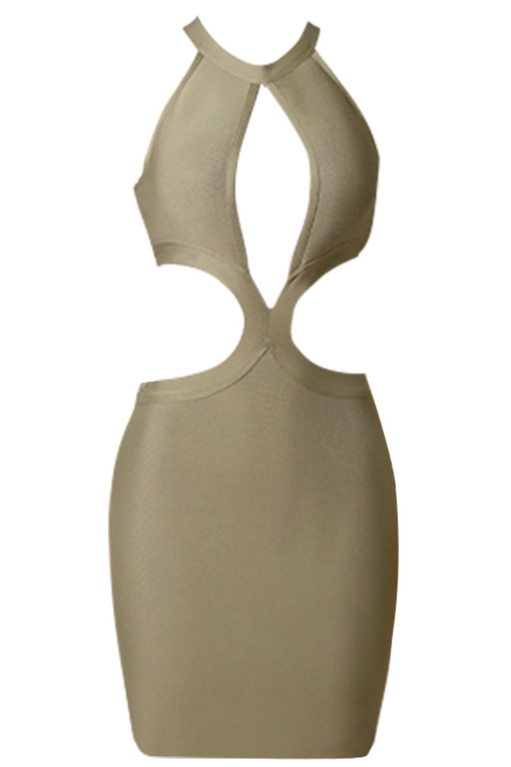 Divine Bandage Mini Dress - Green