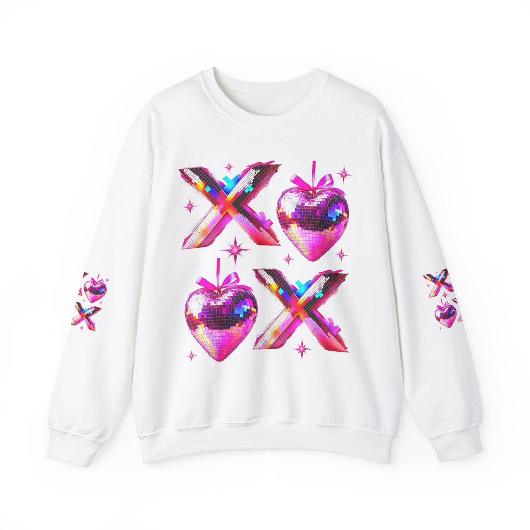 Sparkly Valentine Heart Crewneck Sweatshirt