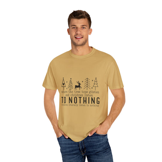 Merry Mischief Unisex Holiday T-Shirt - 'To Nothing' Festive Quip