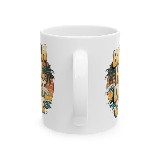 Beach Vibes Mug - 'Beach Hair Don't Care' - 11oz