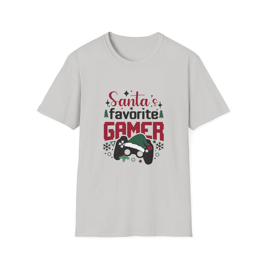 Gaming Cheer: Santa's Number One Player Unisex T-Shirt