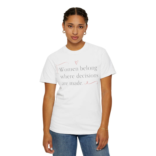 Empowerment Vibes Unisex Tee - "Women Empowered in Leadership