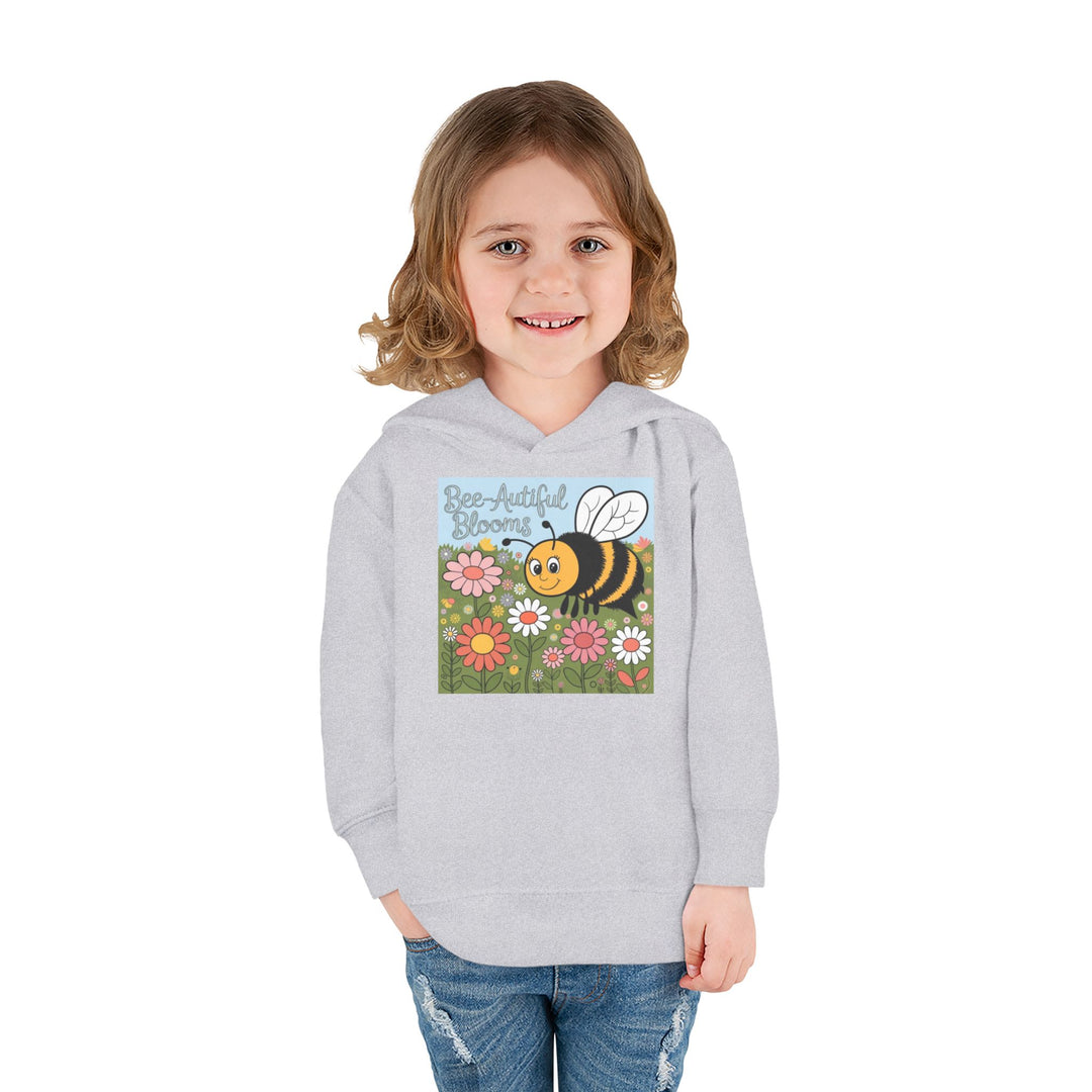 Buzzing Comfort: Toddler Fleece Hoodie with Adorable Bee Design