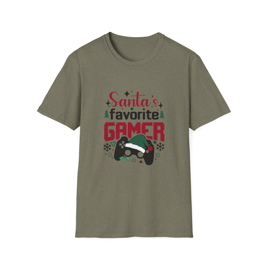 Gaming Cheer: Santa's Number One Player Unisex T-Shirt