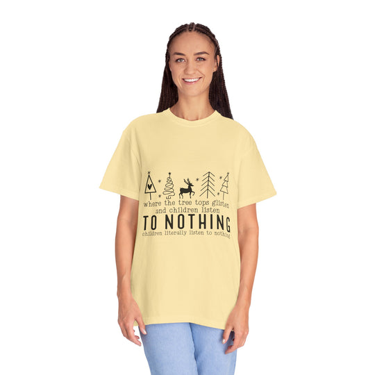 Merry Mischief Unisex Holiday T-Shirt - 'To Nothing' Festive Quip