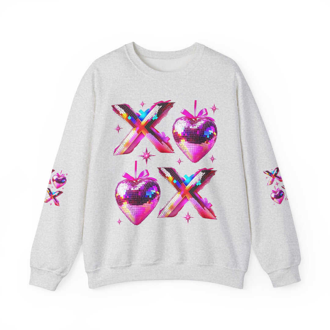 Sparkly Valentine Heart Crewneck Sweatshirt