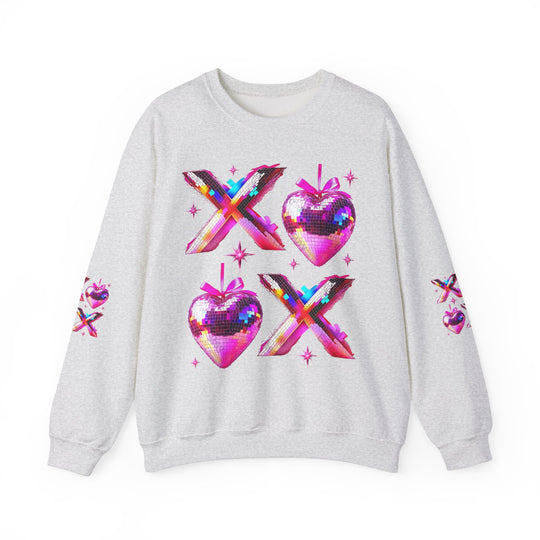 Sparkly Valentine Heart Crewneck Sweatshirt