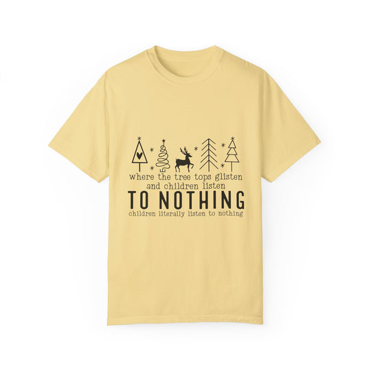 Merry Mischief Unisex Holiday T-Shirt - 'To Nothing' Festive Quip