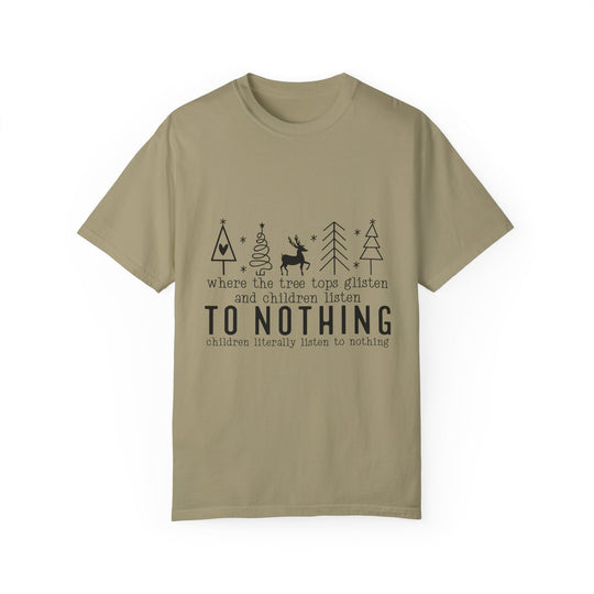 Merry Mischief Unisex Holiday T-Shirt - 'To Nothing' Festive Quip