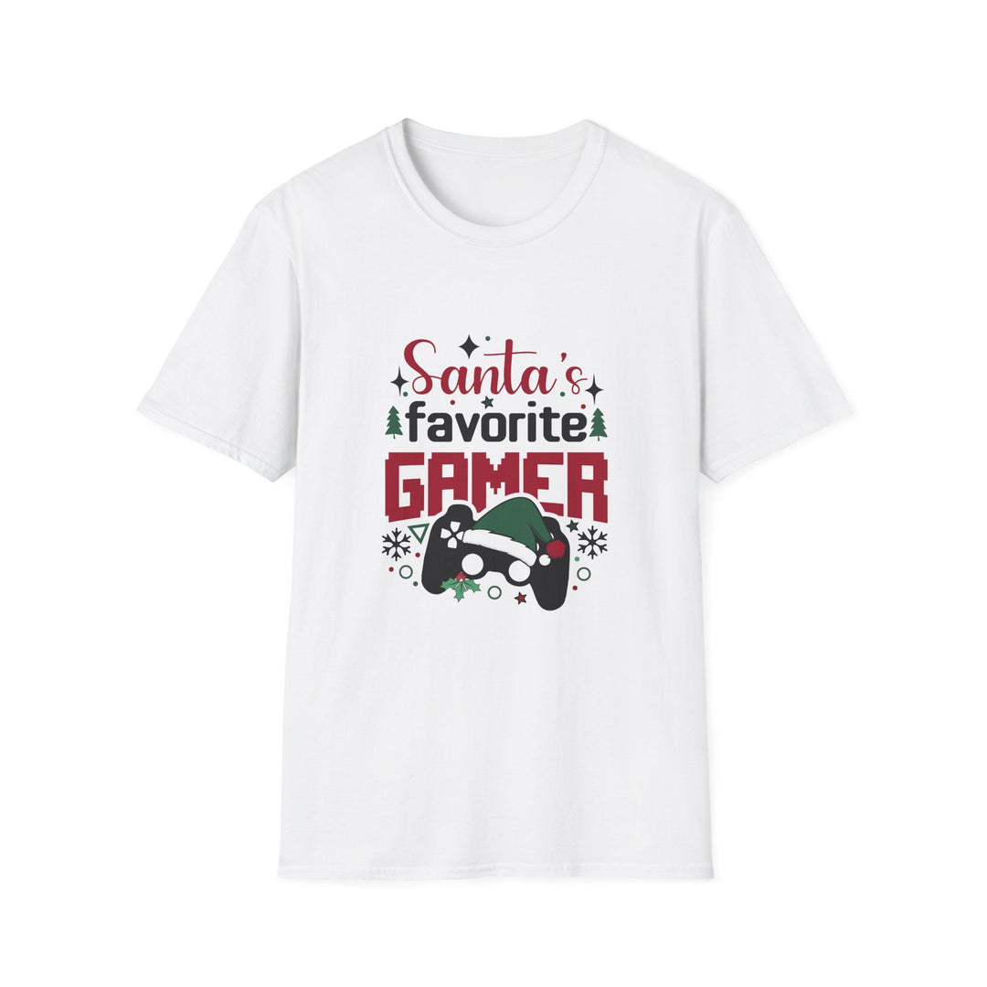 Gaming Cheer: Santa's Number One Player Unisex T-Shirt