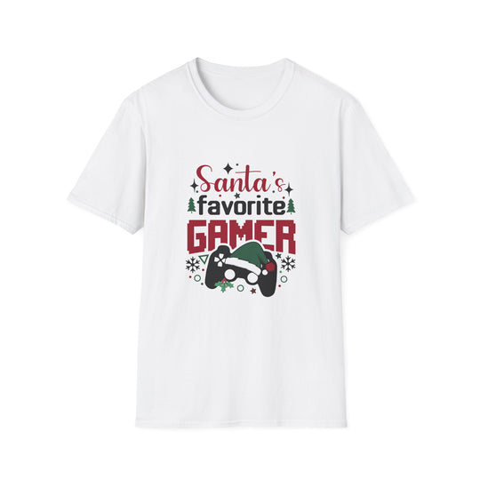 Gaming Cheer: Santa's Number One Player Unisex T-Shirt