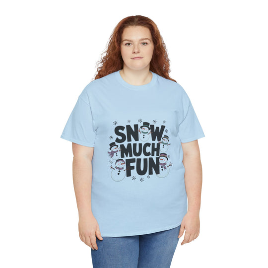 Whimsical Winter Wonderland Snowman Tee – Celebrate the Season in Style!-Slay Eclectic