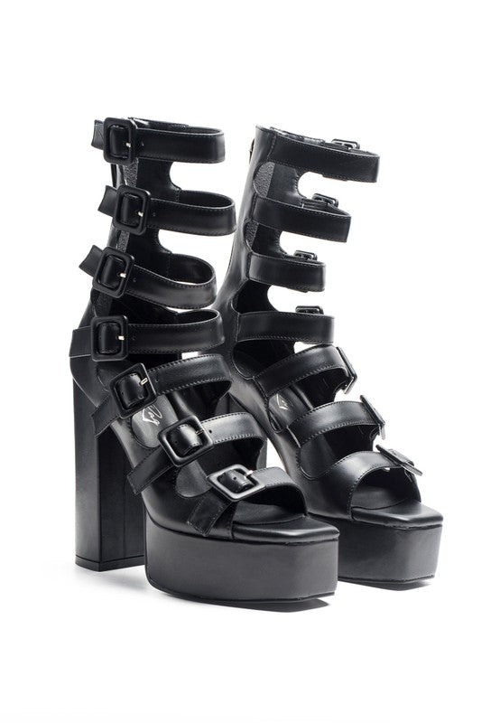 Caged Perfection Sarouchi High Heel Sandal