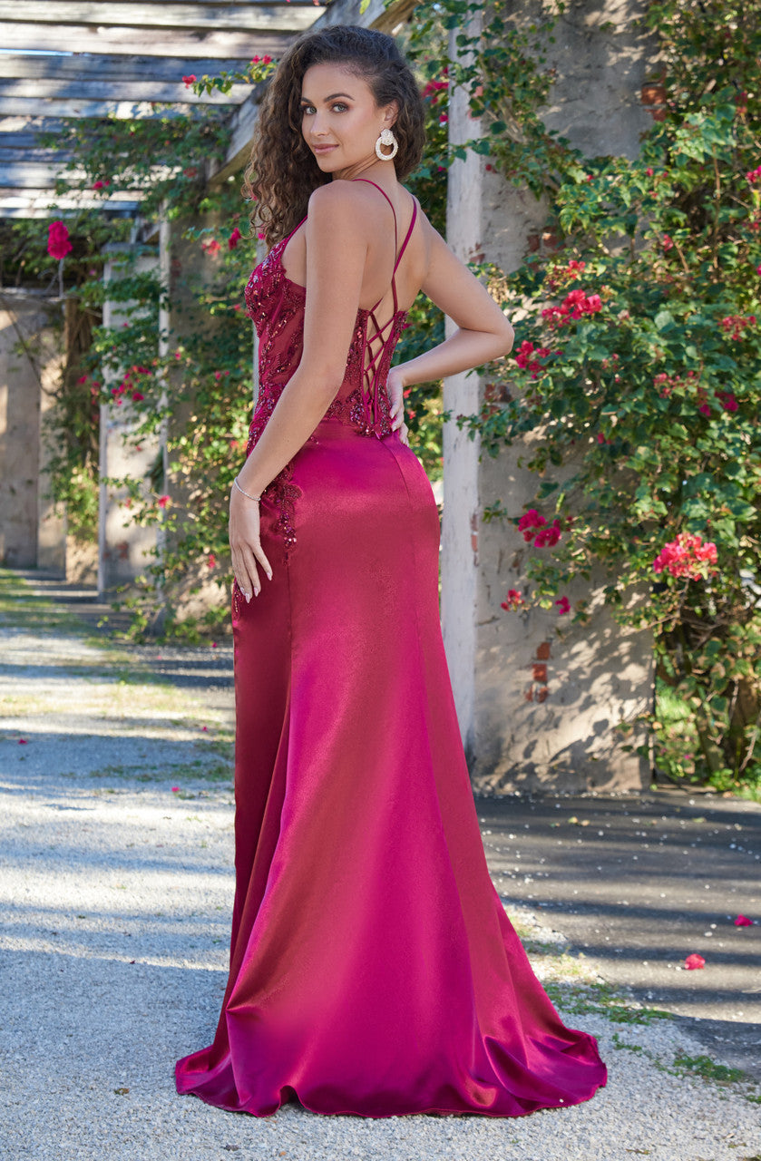 Size 8, Ivy Gown - Burgundy - FINAL SALE