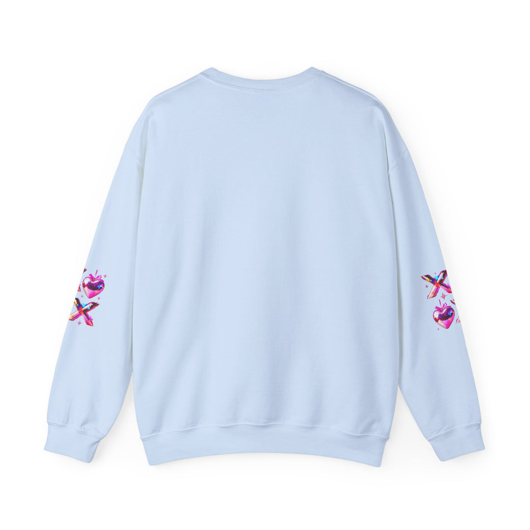 Glimmering Heartfelt Sweatshirt for Valentine's Day