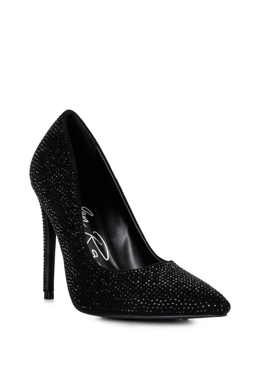 Dazzling Desires Diamante Stiletto Pumps