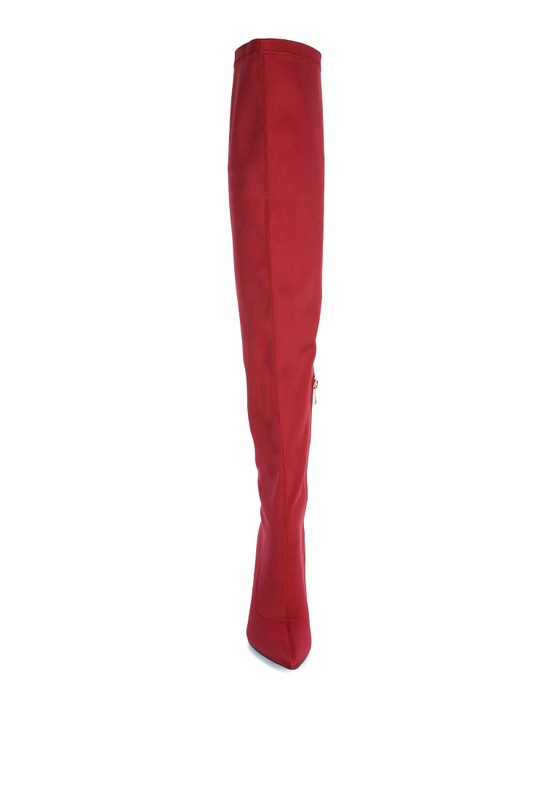 No Calm Superstretch Stiletto Long Boot