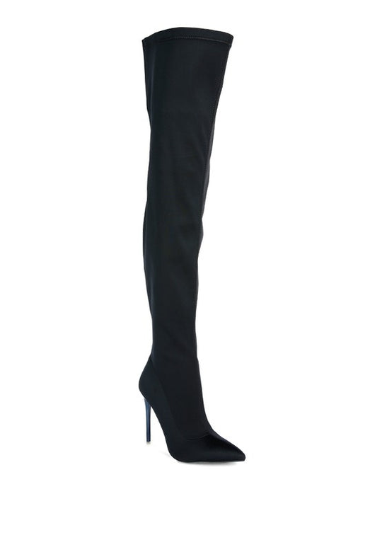 No Calm Superstretch Stiletto Long Boot