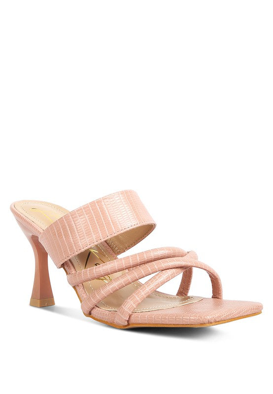 Splendid Criss Cross Strap Heel Sandals