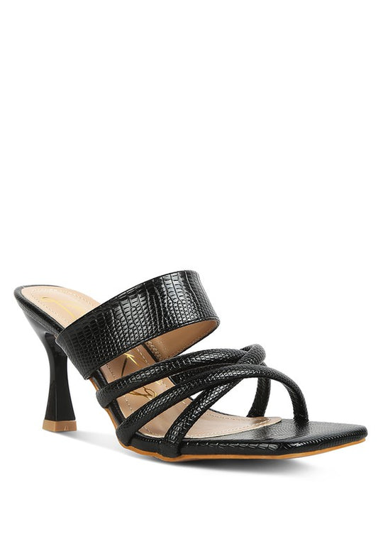 Splendid Criss Cross Strap Heel Sandals