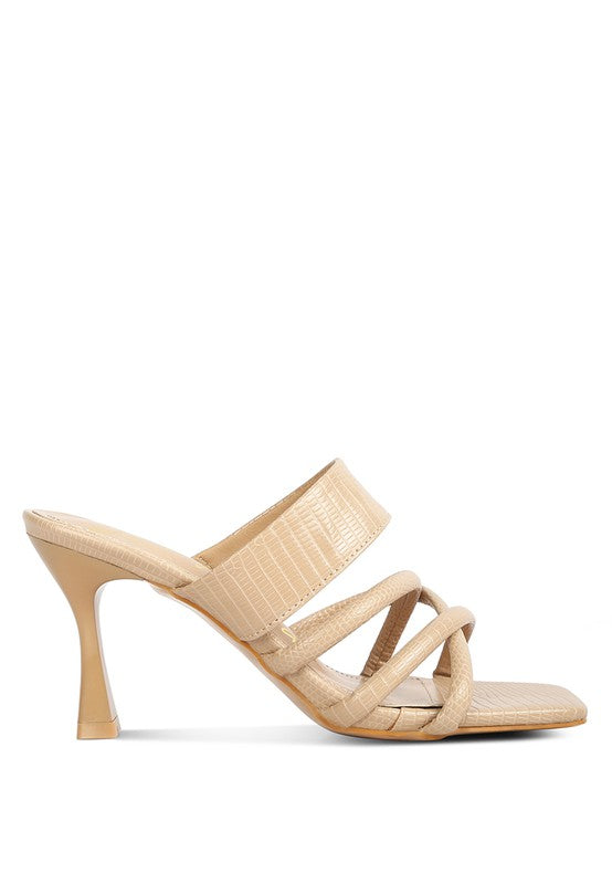 Splendid Criss Cross Strap Heel Sandals