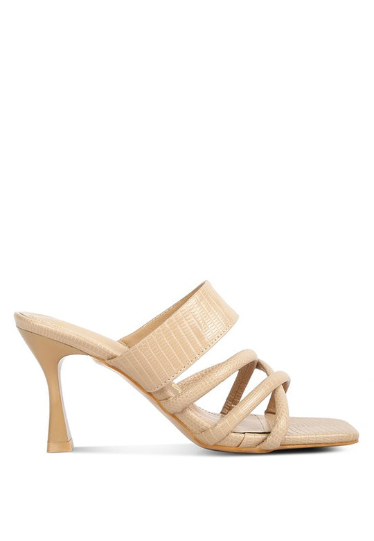 Splendid Criss Cross Strap Heel Sandals