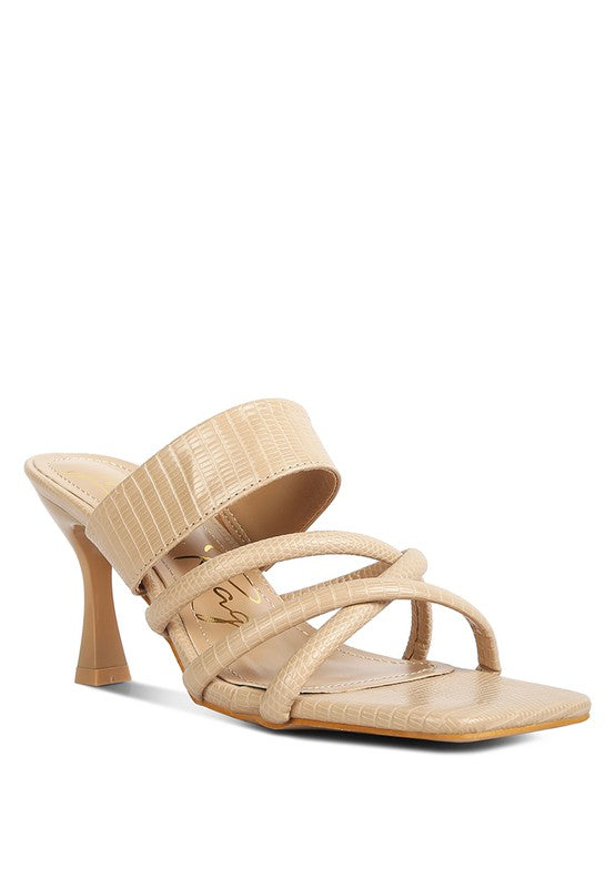 Splendid Criss Cross Strap Heel Sandals