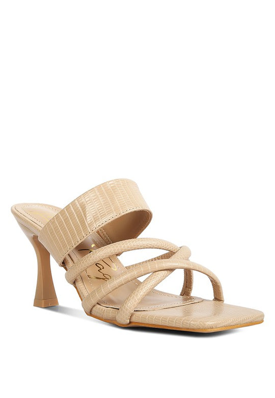 Splendid Criss Cross Strap Heel Sandals