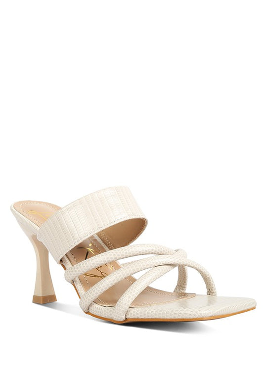 Splendid Criss Cross Strap Heel Sandals