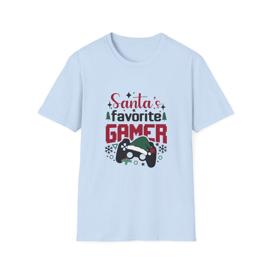 Gaming Cheer: Santa's Number One Player Unisex T-Shirt