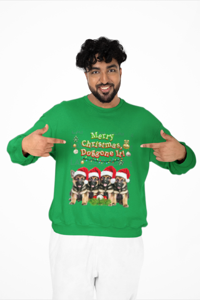 Holiday Paws & Jolly Claws Unisex Cozy Crew Sweatshirt