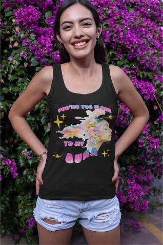 Vibrant Aura Vibes Women's Racerback Tank - Perfect Summer Essential