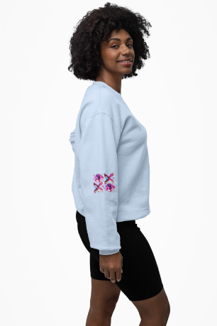 Sparkly Valentine Heart Crewneck Sweatshirt