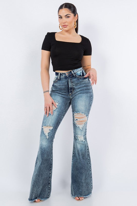 Storm Bell Bottom Jean