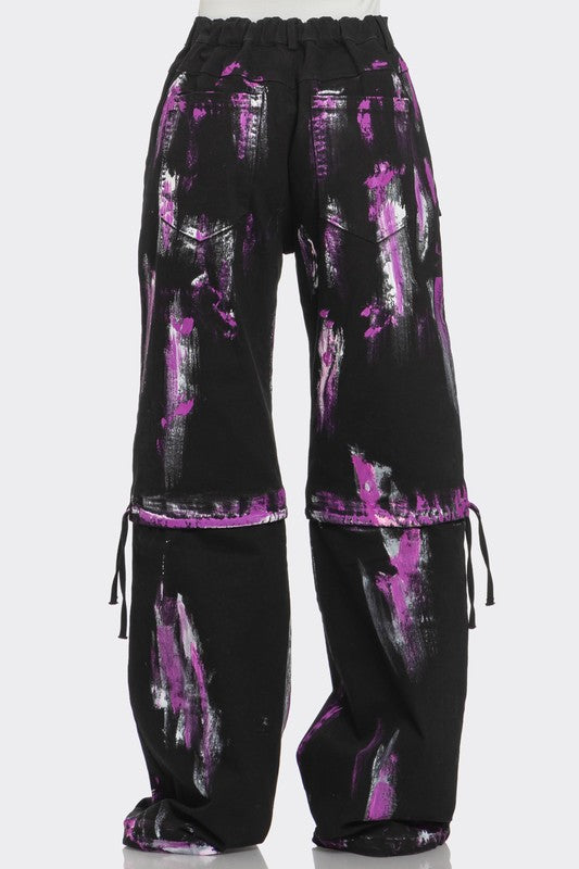 Graffiti Vibe Urban Cargo Pants-Slay Eclectic