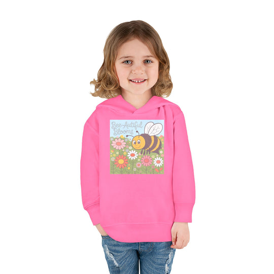 Buzzing Comfort: Toddler Fleece Hoodie with Adorable Bee Design