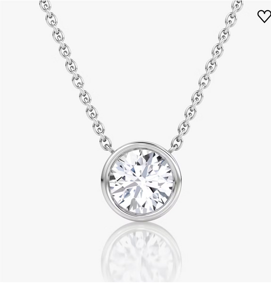 Radiant 1.00 Ctw AGI Certified Lab Grown Diamond Pendant in 14K Gold - Choose White or Yellow