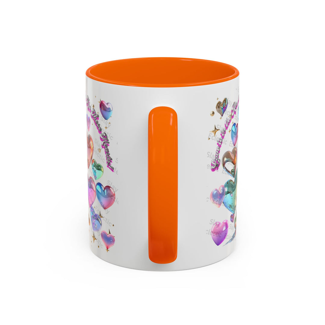 Vibrant Heart-Shaped Coffee Mug - A Thoughtful Gift for Your Loved Ones