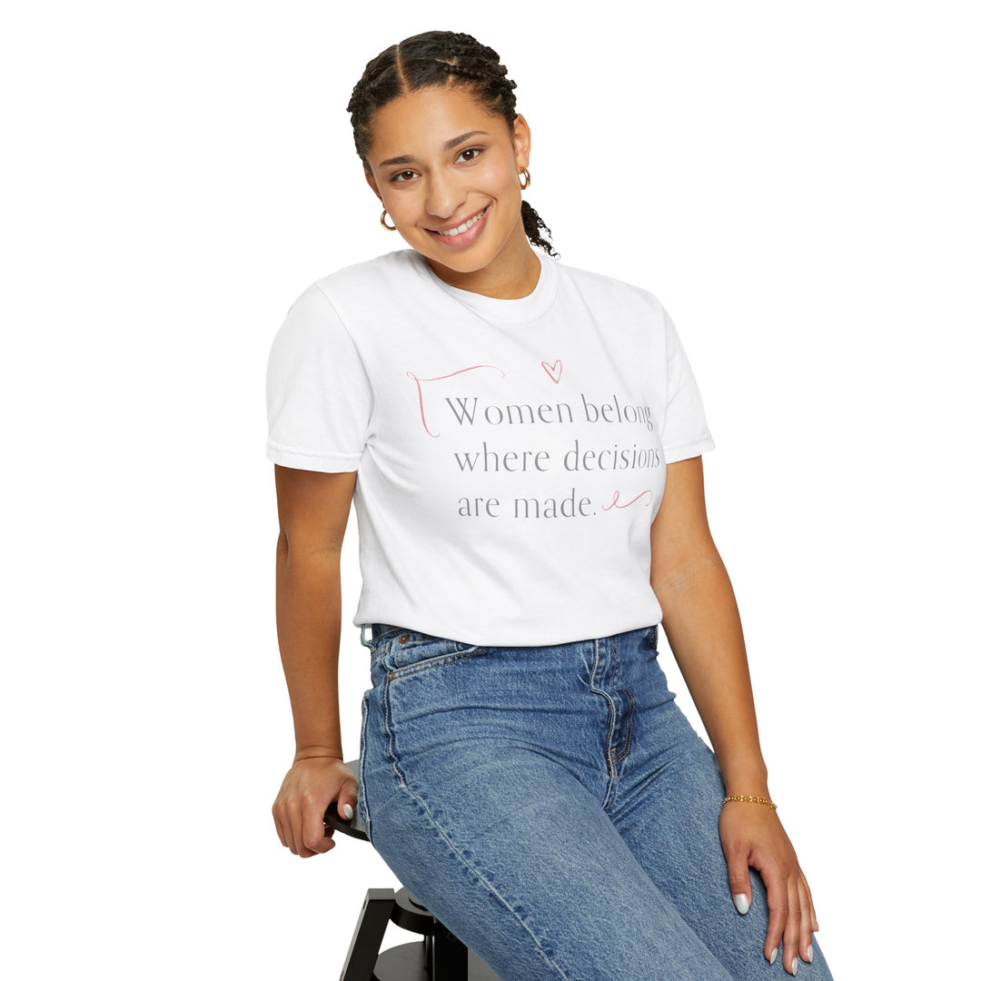 Empowerment Vibes Unisex Tee - "Women Empowered in Leadership