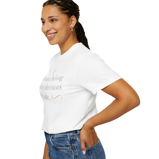 Empowerment Vibes Unisex Tee - "Women Empowered in Leadership