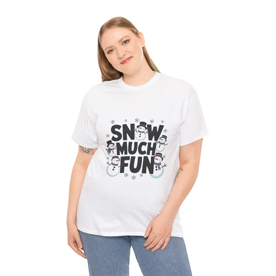 Whimsical Winter Wonderland Snowman Tee – Celebrate the Season in Style!-Slay Eclectic