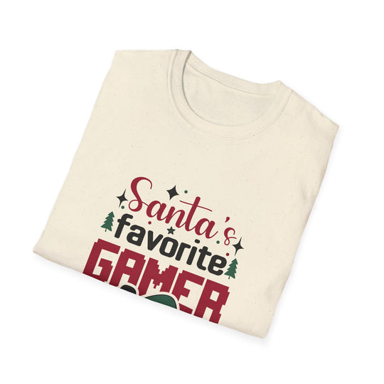 Gaming Cheer: Santa's Number One Player Unisex T-Shirt