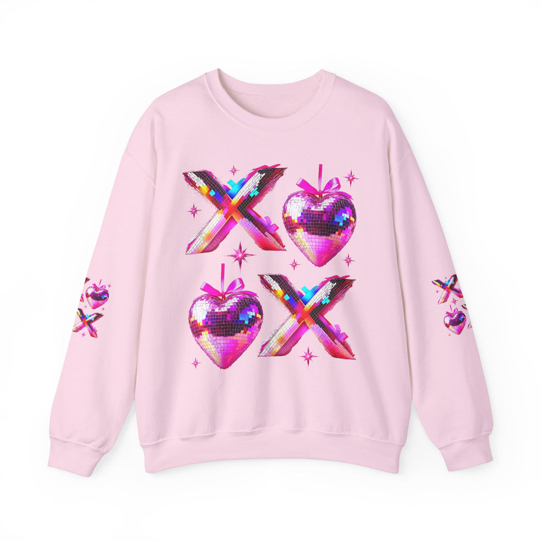 Sparkly Valentine Heart Crewneck Sweatshirt