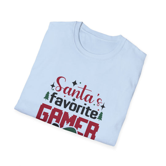 Gaming Cheer: Santa's Number One Player Unisex T-Shirt