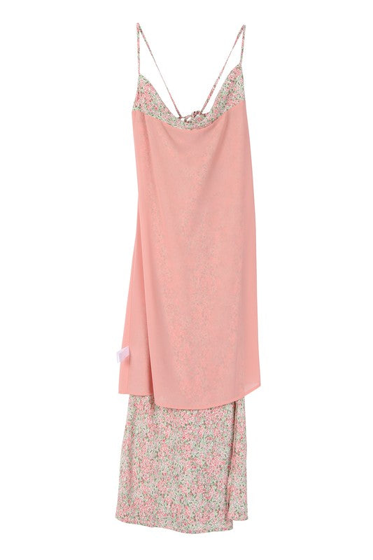 Lorena Midi Dress - Pink