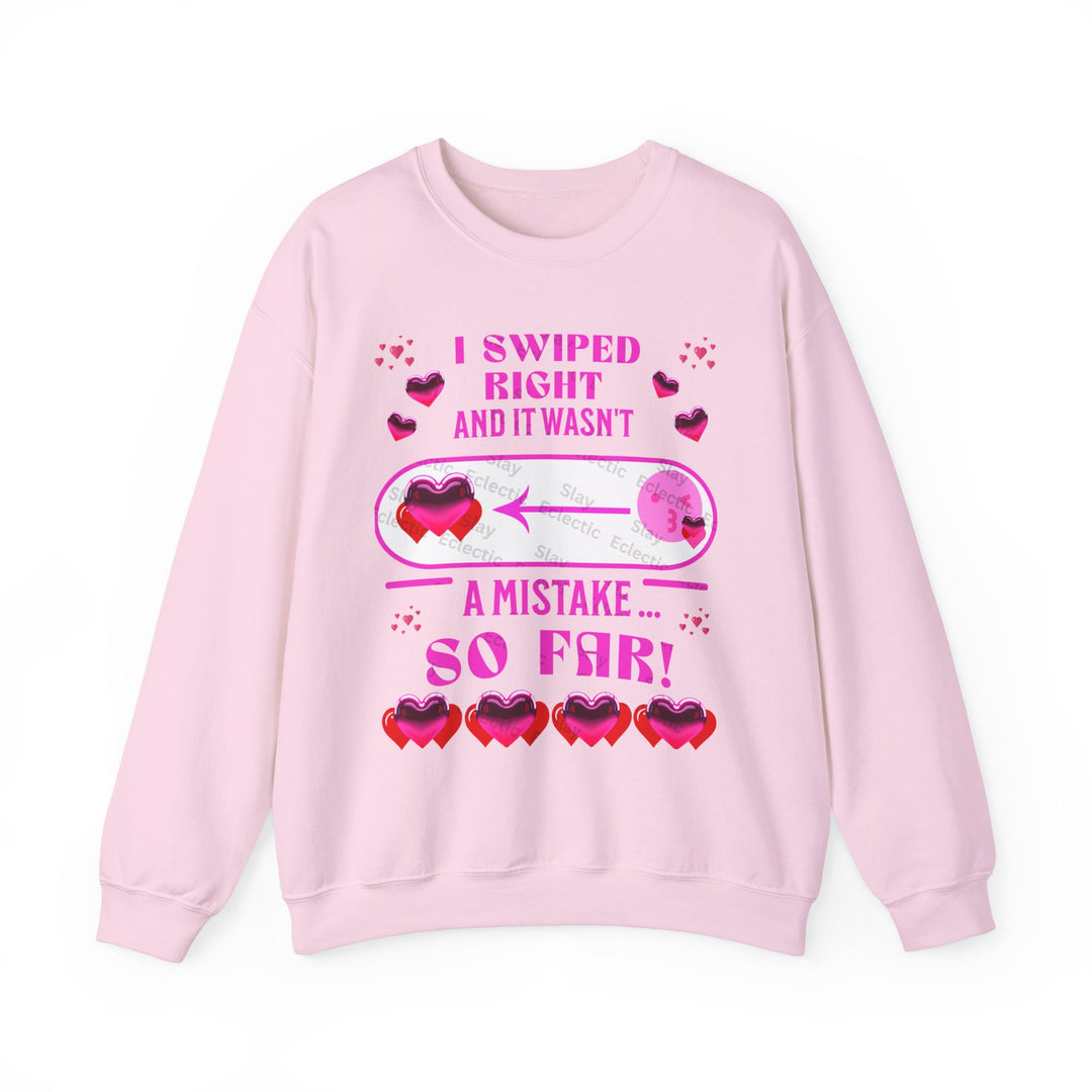 Swipe Right for Love: Hilarious Valentine's Day Sweatshirt