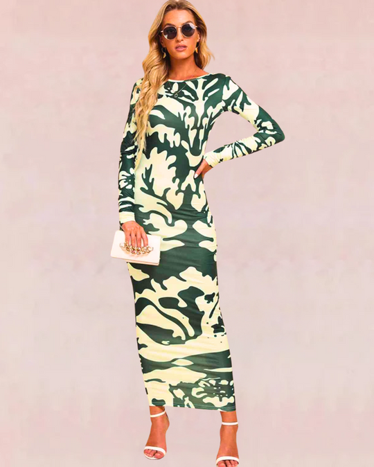 Dazzle Maxi Dress - Green