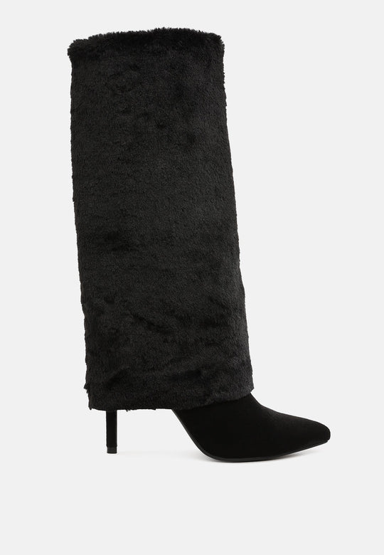 Everglade Fold-Over Calf-High Boots-5