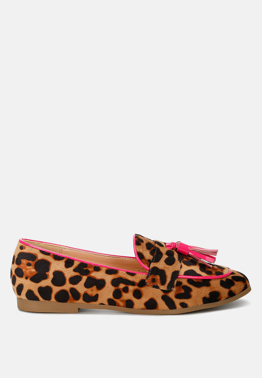 Folklore Micro Suede Tassel Loafers-5